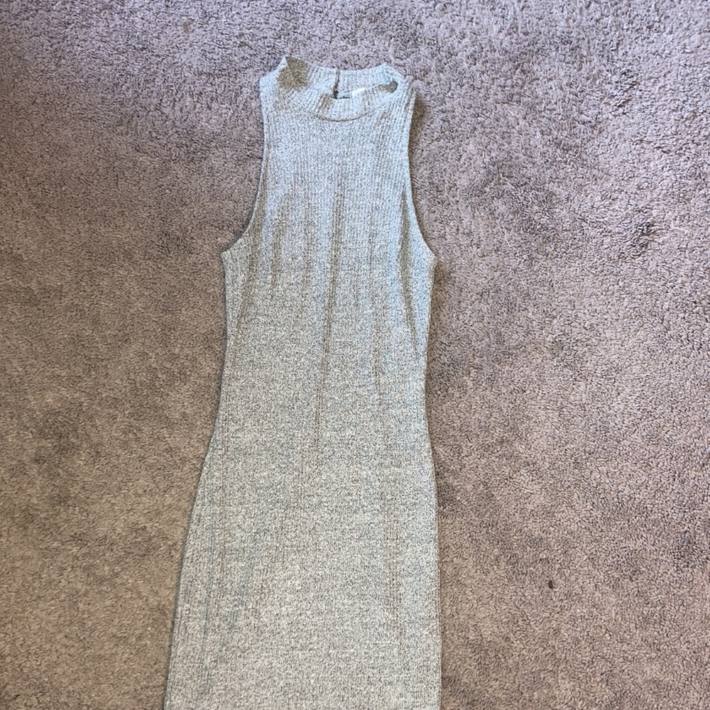 Rumor boutique grey bodycon sweater dress size s